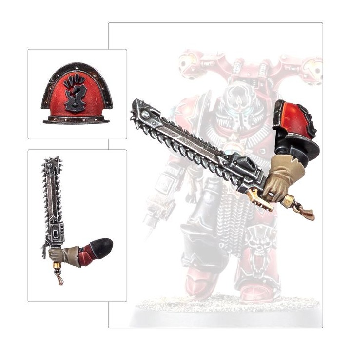 Améliorations et Décalcos Red Corsairs - Chaos Space Marines - wh40k
