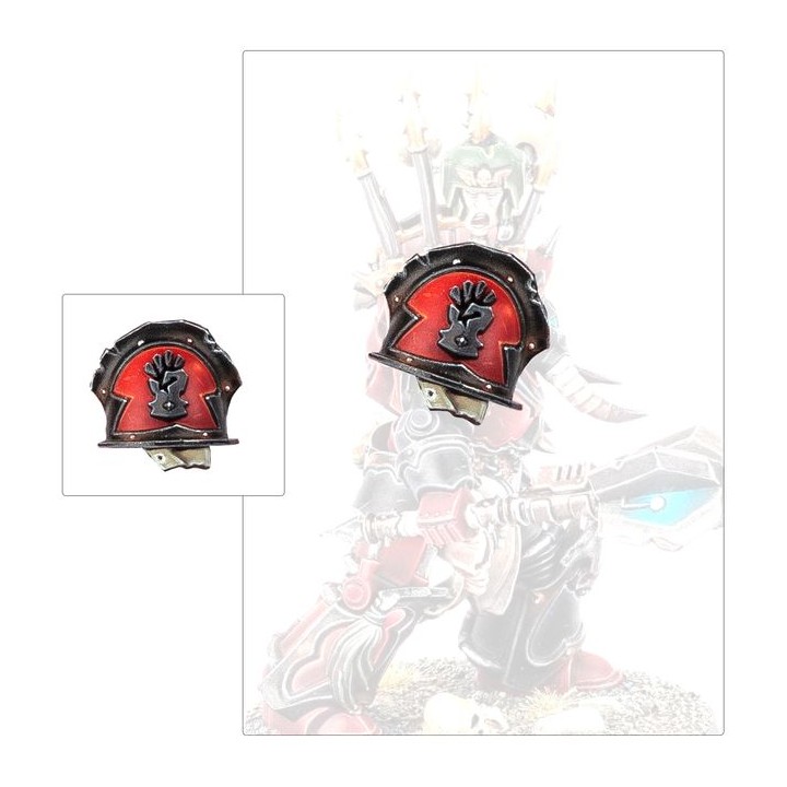 Améliorations et Décalcos Red Corsairs - Chaos Space Marines - wh40k