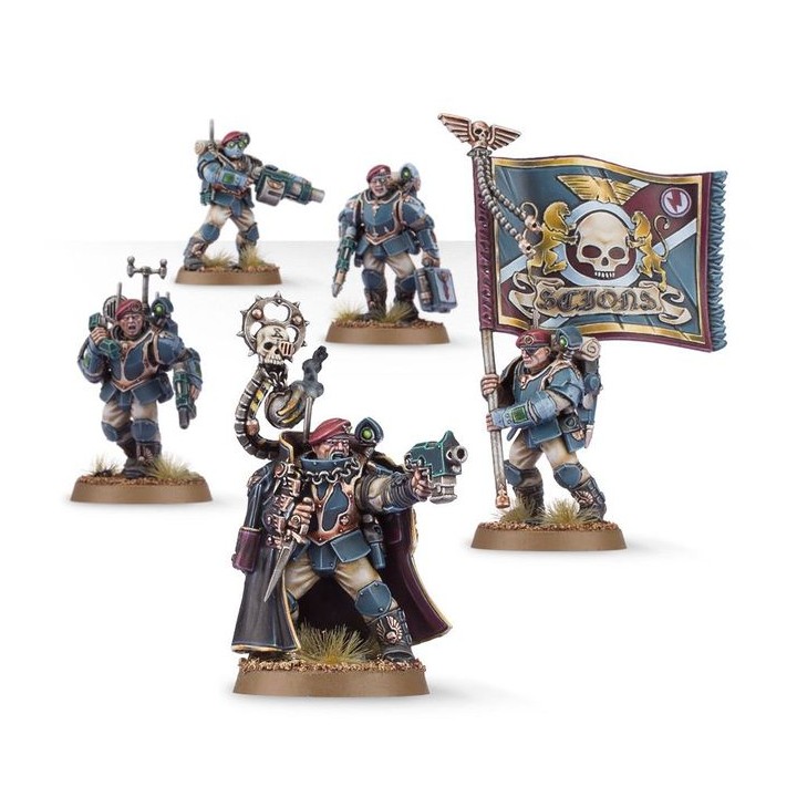 Escouade d'État-Major du Militarum Tempestus - Astra Militarum - wh40k