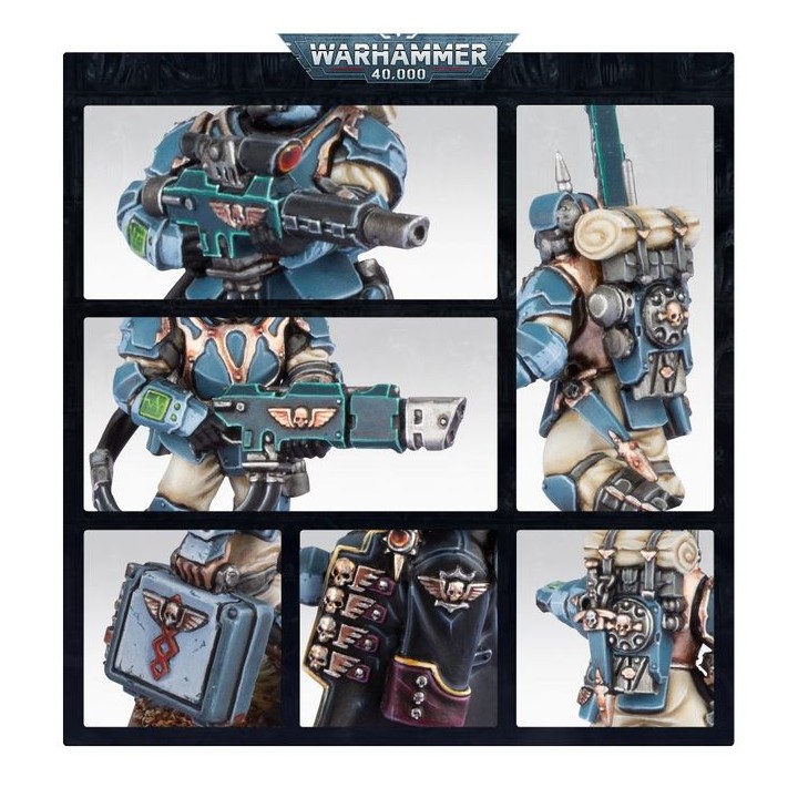 Escouade d'État-Major du Militarum Tempestus - Astra Militarum - wh40k