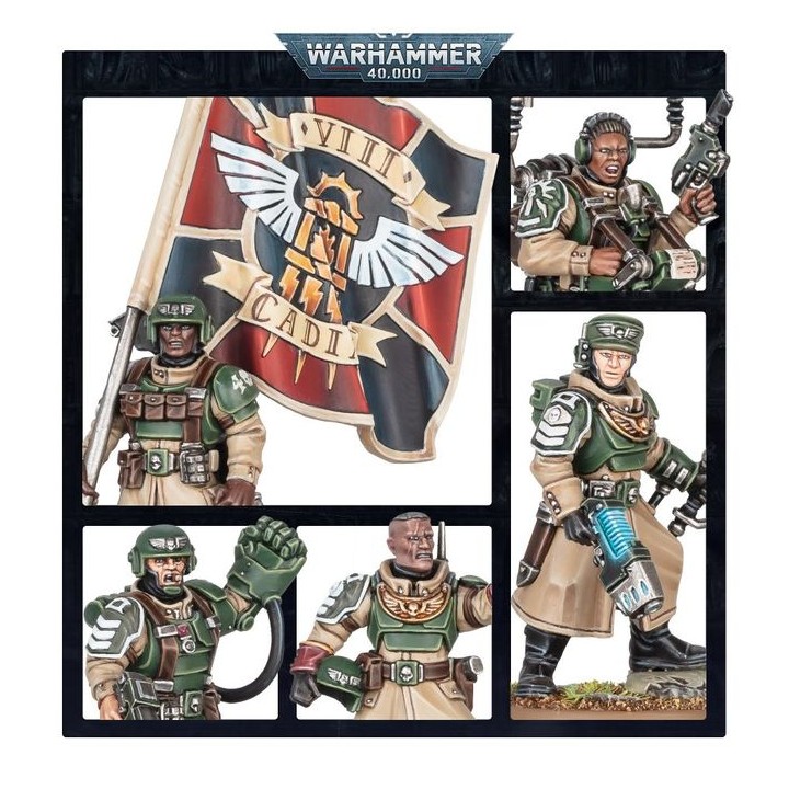 Escouade d'État-Major Cadienne - Astra Militarum - wh40k