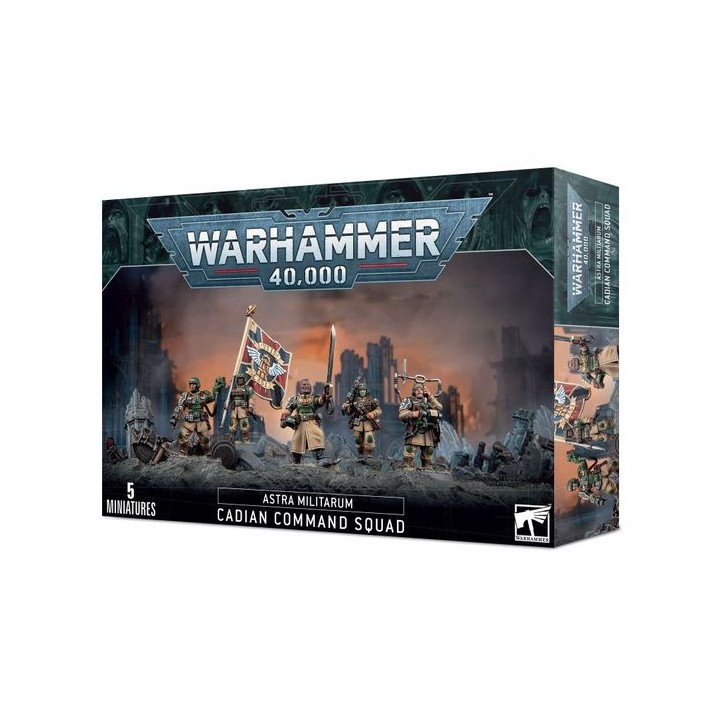 Escouade d'État-Major Cadienne - Astra Militarum - wh40k
