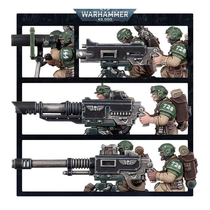 Escouade d'Armes Lourdes - Astra Militarum - wh40k