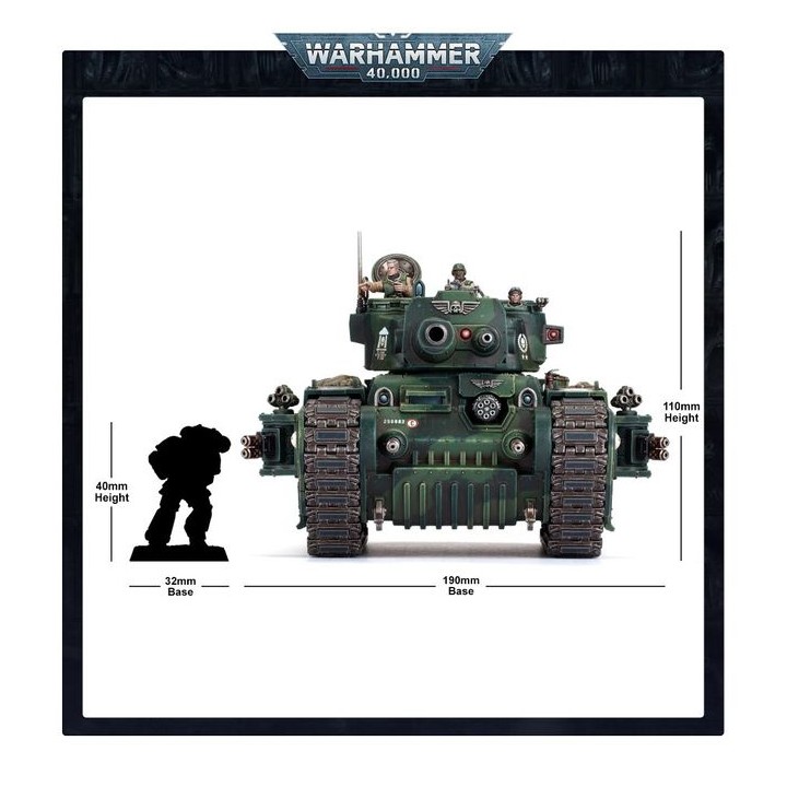Char de Combat Rogal Dorn - Astra Militarum - wh40k