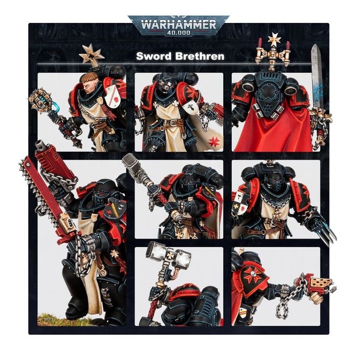 Frères d'Épée Black Templars - Black Templars - wh40k
