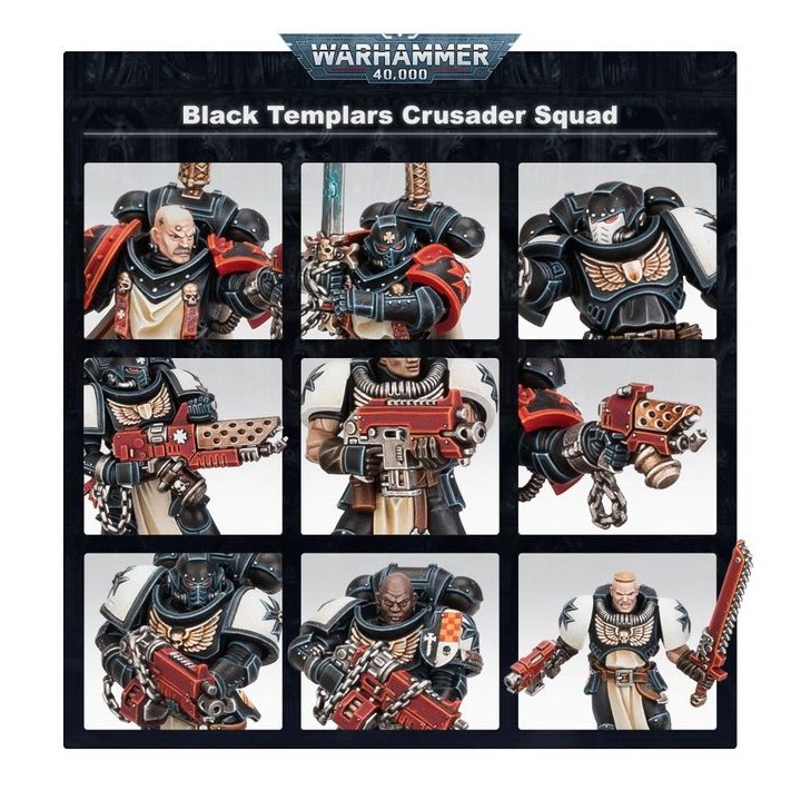 Escouade de Croisés Primaris - Black Templars - wh40k