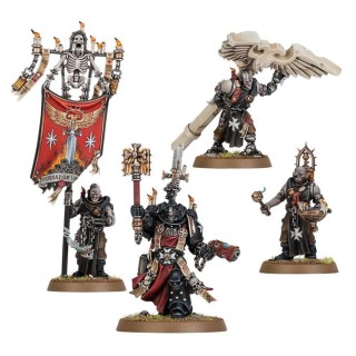 Chapelain Grimaldus & Suite - Black Templars - wh40k