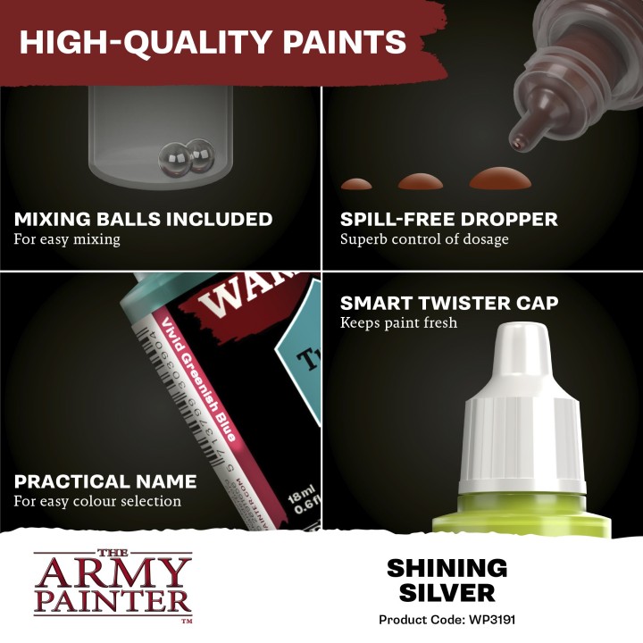 TAP - Warpaints Fanatic Metallic : Shining Silver