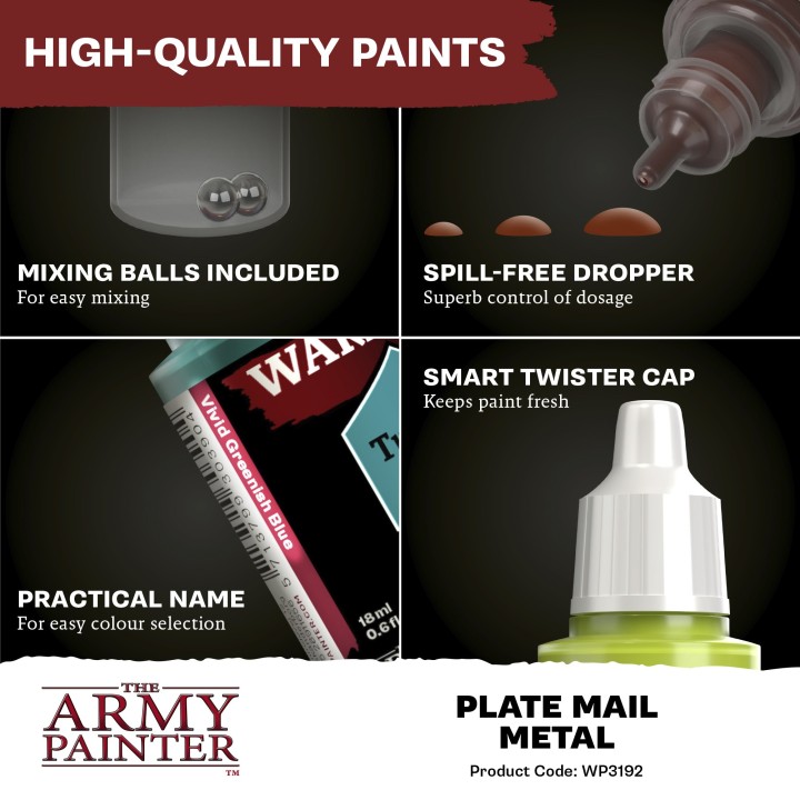 TAP - Warpaints Fanatic Metallic : Plate Mail Metal