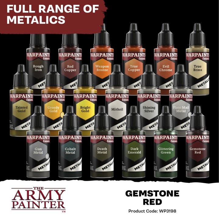 TAP - Warpaints Fanatic Metallic : Gemstone Red