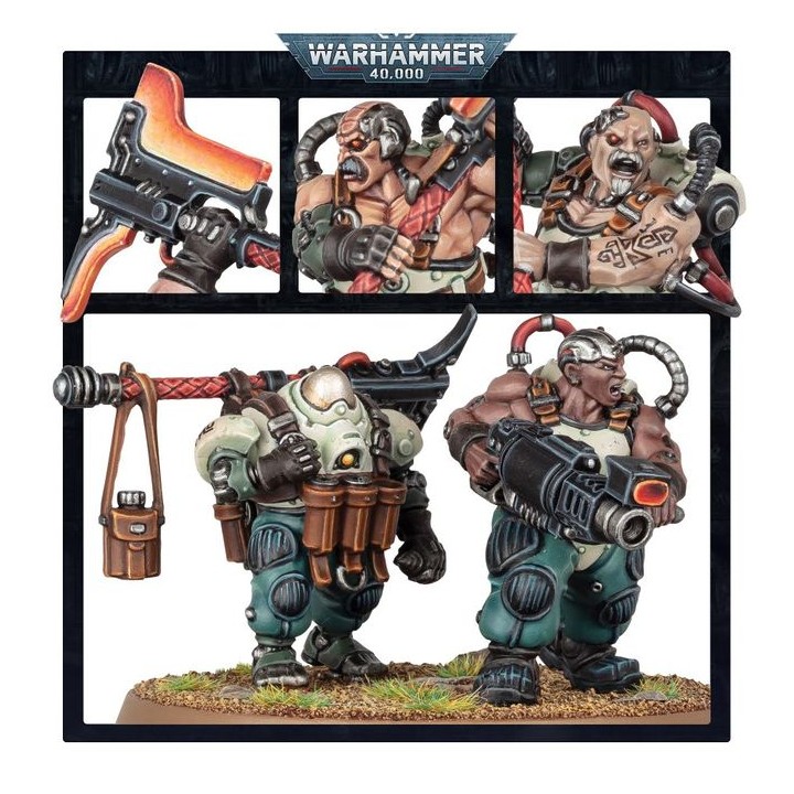 Beserks Cthoniens - Leagues of Votann - wh40k