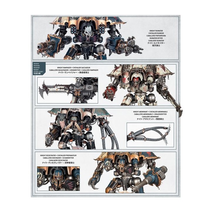 Chevalier Ruineur - Chaos Knights - wh40k