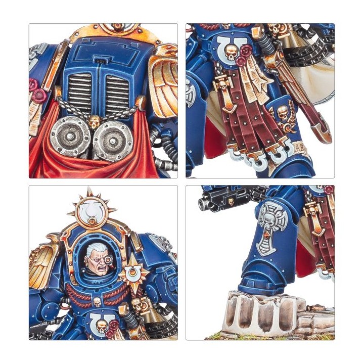 Marneus Calgar en Armure d'Antilochus - Ultramarines - wh40k