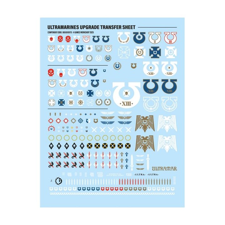 Améliorations et Décalcos des Ultramarines - Ultramarines - wh40k