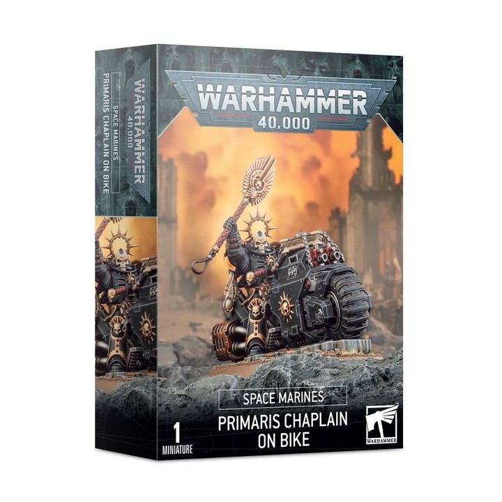 Chapelain à Moto - Space Marines - wh40k