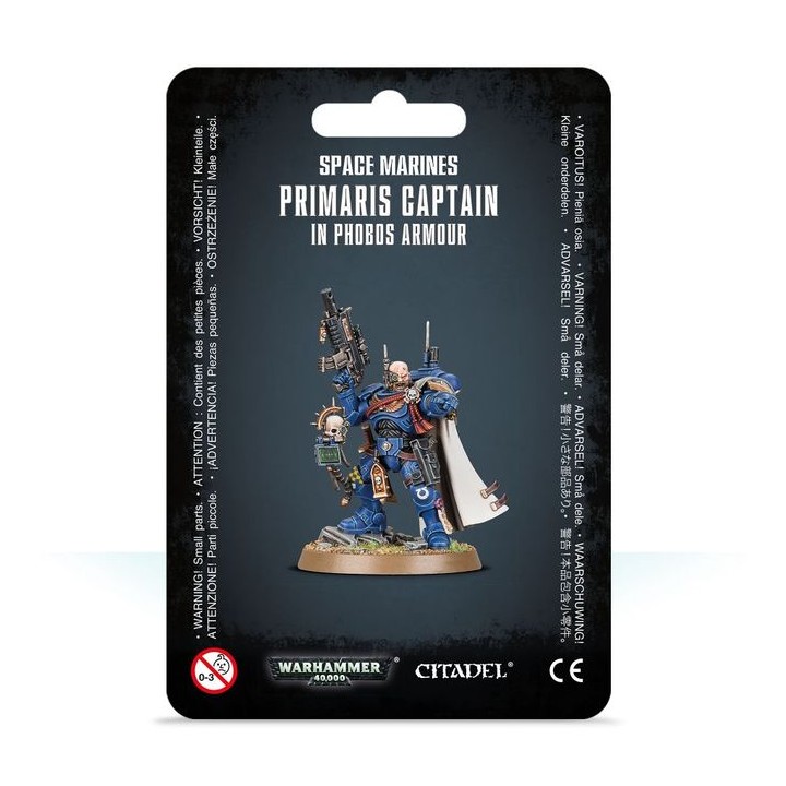 Capitaine en armure Phobos - Space Marines - wh40k