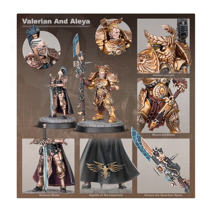 Talons of the Emperor: Valerian et Aleya - Imperial Agents - wh40k